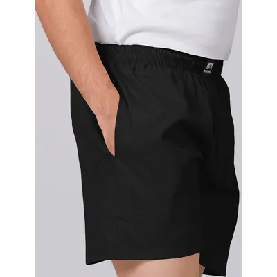 Plain Grizzle Gray And Black Mens Boxer Combos - Pack of Two